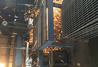 Steel Grating Panels Cutting