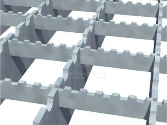 Serrated Press-Locked Steel Grating