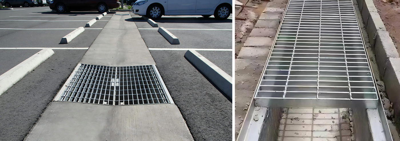 Enhancing Driveway Drainage with Steel Grates